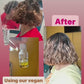 Tamaño de muestra de aceite de hierbas para el cabello infundido